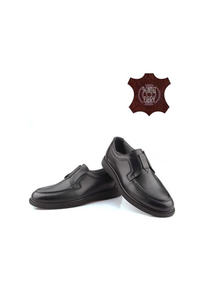 Detector Executive - Hakiki Deri Ortopedik Erkek Slip-on Loafer Ex420 Siyah