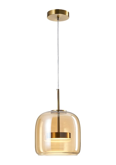 Brook 12 Watt 3000keskitme Bal Camlı Tekli Led Sarkıt Avize Eskitme