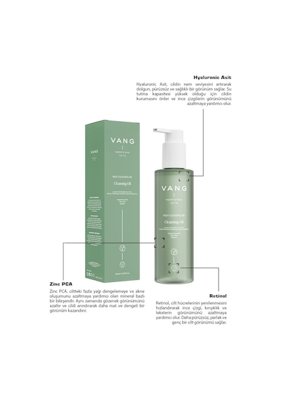Vang Cleansing Oil Yüz Ve Vücut İçin Temizleme Yağı Makyaj Temizleme Jeli 200 Ml