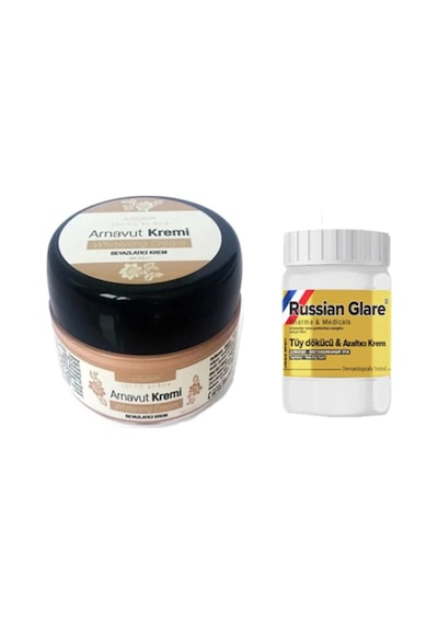 50 Ml Arnavut 1 Ad + Russıan Glare Tüy Dökücü Azaltıcı Merhem 50ml 1 Ad
