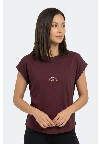 Slazenger Kapa Kadın Mürdüm Tişört