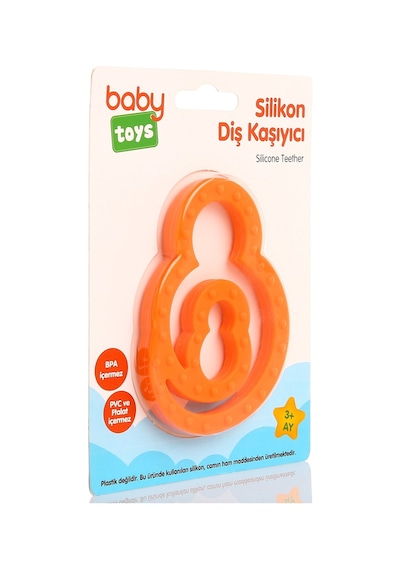 Baby Toys Bebek Silikon Diş Kaşıyıcı Çok Renkli