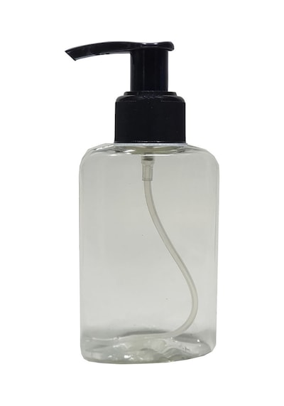 Paradise Sıvı Sabun Dezenfektan İçin Pompalı Boş Pet Şişe Şeffaf 2 x 100 ML