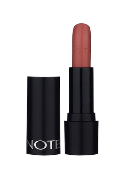 Note Cosmetics Deep Impact Lipstick 02 Optimistic Rose Kremsi Dokulu Yarı Parlak Ruj, Nude 00