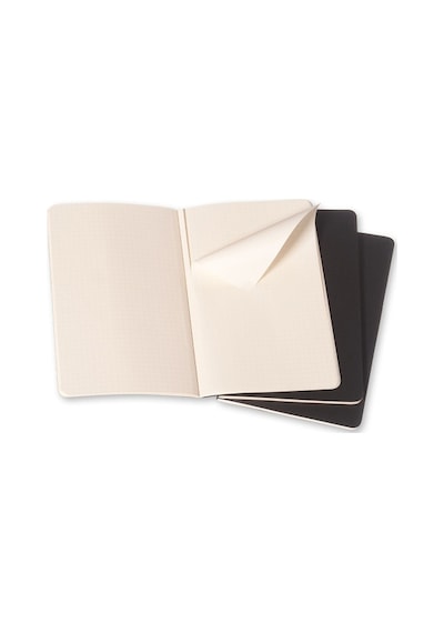 Moleskine 13X21 3'Lü Set Düz Siyah Butik Defter