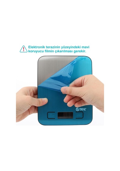 Bydiz Dijital Mutfak Terazisi 10 Kg Kapasiteli 1 Gr Hassasiyetli, Paslanmaz Çelik Hassas Mutfak Tartısı, Dara Fonksiy Diğer