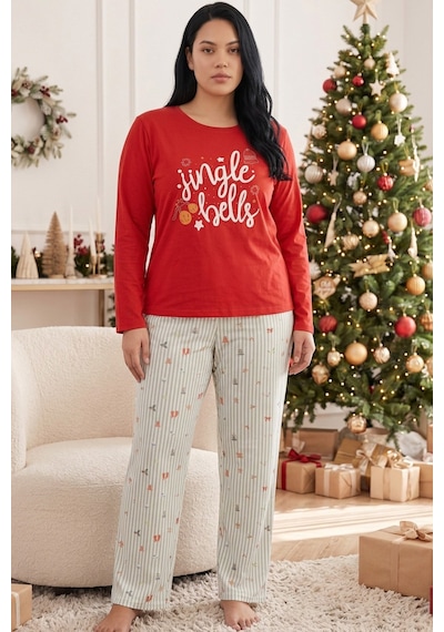 Siyah İnci Pamuklu Likralı Büyük Beden Battal Boy Örme Pijama Takım26240960 Nar Çiçeği Siyah İnci Pamuklu Likralı Büyük Beden Battal Boy Örme Pijama Takım26240960 Nar Çiçeği