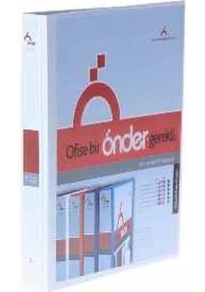 Önder Sunum Klasörü Firma Klasörü 2 Halkalı 30 Mm A4 Beyaz
