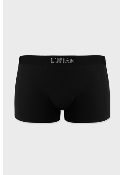 Lufian Mark 3 Adet Erkek Modal Dikişsiz Boxer Siyah Siyah 111080035100100 Siyah