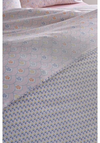 Doqu Home Rosabelle Easy Cotton Nevresim Takımı Çift Marlen Beyaz