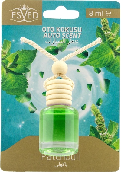 Paçuli Kokusu 8 Ml Araba Kokusu Cam Şişe