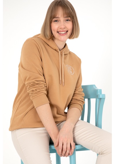U.s. Polo Assn. Erkek Camel Sweatshirt 50293361-vr015 Camel