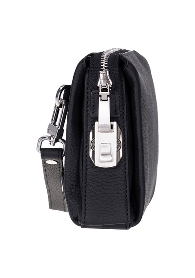Unbranded Forte Wrist Ash Smoke Unisex Kilitli Clutch Çanta Siyah - Gri