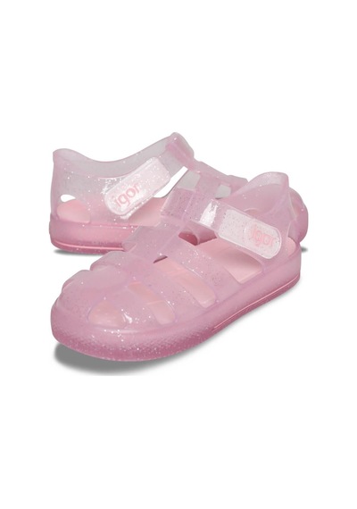 Igor Star Glitter Çocuk Sandalet - Pembe Açık Pembe
