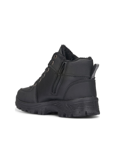 Günlük Unisex Kız Çocuk Bot Kürklü Astar Bağcıklı Fermuarlı Oval Burun Kaymaz Taban Bootie 389 Siyah Günlük Unisex Kız Çocuk Bot Kürklü Astar Bağcıklı Fermuarlı Oval Burun Kaymaz Taban Bootie 389 Siyah