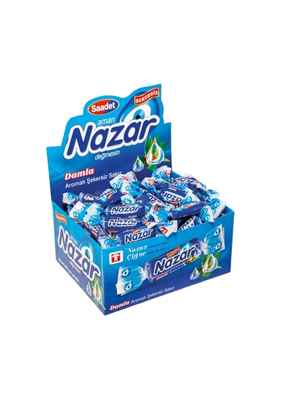 Şekersiz Nane Aromalı Sakız Damlaları 100 Adet