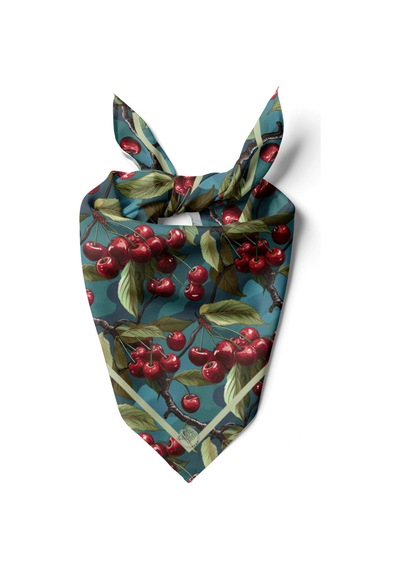 Cherry Desen Bandana/fular Çok Renkli