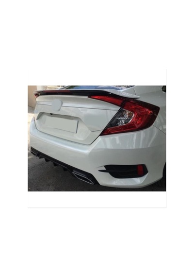 Autogp Honda Civic Fc5 Uyumlu Turbo Spoiler Si Işıklı Boyasız 2016+