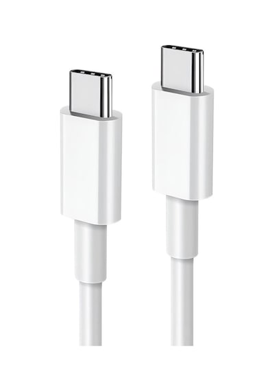 Adaman 100 Cm 1mt 3.0 Hızlı Şarj Ve Data Kablosu Type-c To Type- C Süper Hızlı Quick Şarj Kablosu - Beyaz