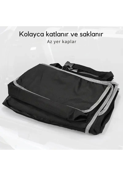 Etashop Su Geçirmez Araç Bagaj Organizeri 3 Askılı Arka Koltuk Düzenleyici Çok Cepli Bagaj Düzenleyi 1 Adet