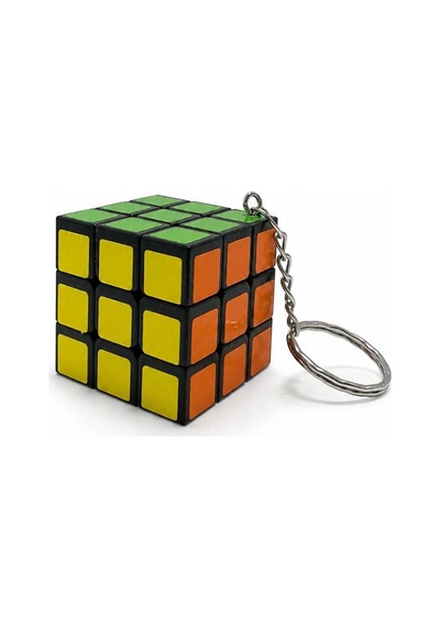 Tedar Zeka Küpü Anahtarlık - Mini Rubik Küpü Taşınabilir Oyuncak Alk4012 Najmaddin