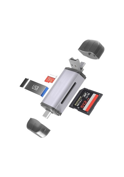 Type C Usb 3.0 Mikro Kart Okuyucu Otg Sd Card Reader Çevirici Adaptör