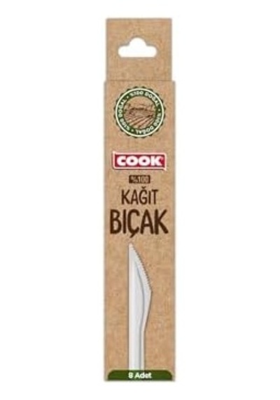 Kağıt Bıçak, 8 Adet, Tek Kullanımlık