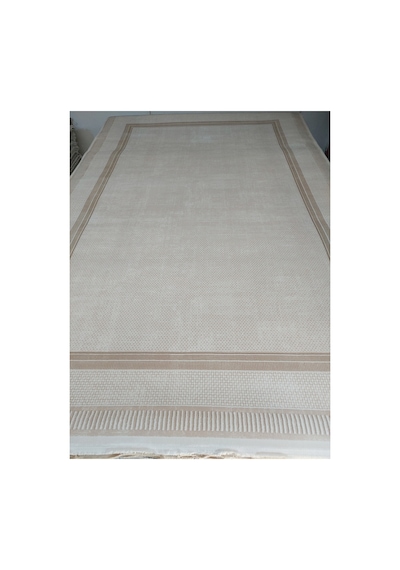 Soneva Serisi Sık Akrilik İplik Dokuma 200 X 300 6m2 Dokuma Halı Krem/bej