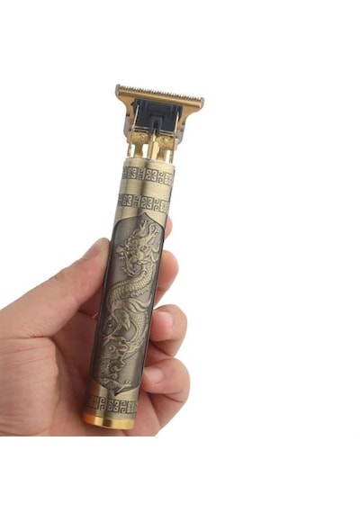Vintage Görünümlü Güçlü 4 Farklı Başlıklı Usb Şarjlı Manuel Tıraş Makinası 5668