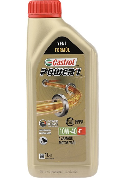 3 Adet Castrol Power 10w-40 Motor Yağı 1l