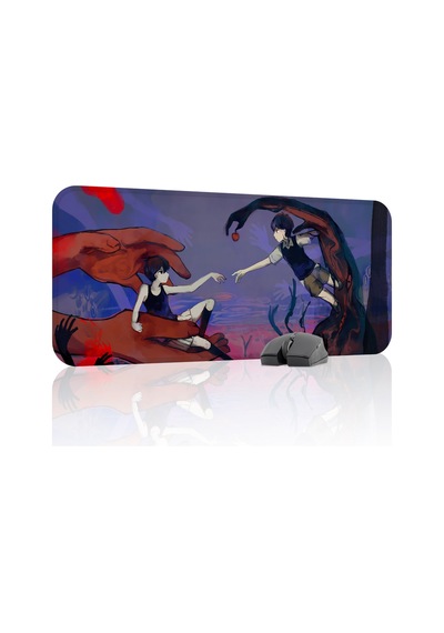 Omori Kaymaz Dikişli Kauçuk Oyuncu Mousepad V4 - 70x30 Xl Gaming Mouse Pad Fare Altlığı