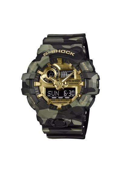 G-shock Analog-dijital Ga-700 Serisi 53.4 Mm Quartz Saat Ga-700cm Altın