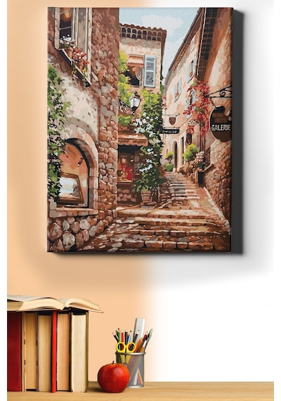Webstyle Sayılarla Boyama Seti Kasnaklı Italyan Sokağı 40 X 50 Cm