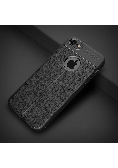Apple Uyumlu iPhone 5 5S Se Kılıf Deri Tarzı Niss Silikon Case