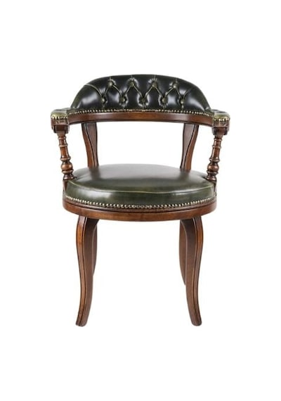 Majesta Classic Ahşap Sandalye Yeşil