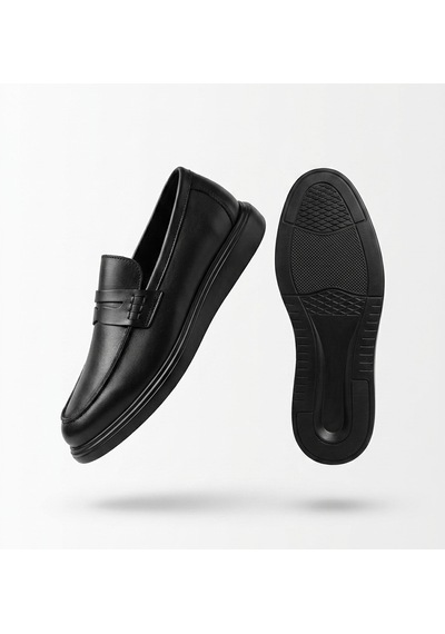 Growish Gd0103 Hakiki Deri Hafif Poli Taban Üst Kalite Tasarım Koku Yapmaz Mat Siyah Spor Klasik Ayakkabı Growish Gd0103 Hakiki Deri Hafif Poli Taban Üst Kalite Tasarım Koku Yapmaz Mat Siyah Spor Klasik Ayakkabı