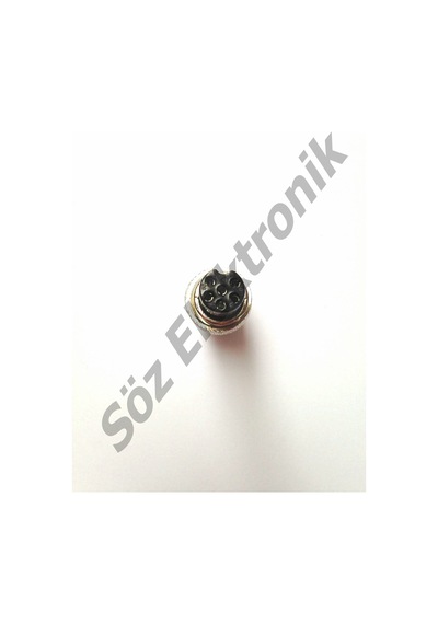 6 Pin Mini Mayk Kablo Tipi Dişi 1 Paket 5'Li
