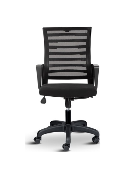 Tr Capri Fileli Başlıksız Ofis Koltuğu Çalışma Koltuğu Ergonomik Sandalye Tilt Mekanizmalı Ayarlanabilir Siyah Genel