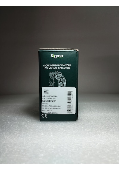 Scg012230 Scg 12 5,5 Kw 12a 230v A.g. Kontaktör