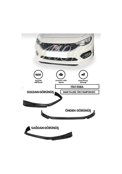 Fiat Egea Ön Ek Plastik 2015 2016 2017 2018 2019 2020 2021