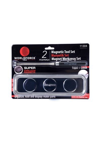 Worldforce 225x65 MM Manyetik Alet Tutucu Tepsi Seti N11.25809