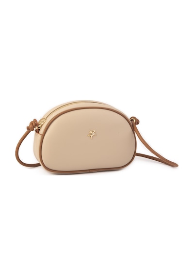Nas Bag Kadın Mini Çapraz Çanta Kum Taba Luna 21x16x8 Cm Taba