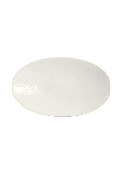 Porland Illusıon Kayık Tabak 33cm Çok Renkli