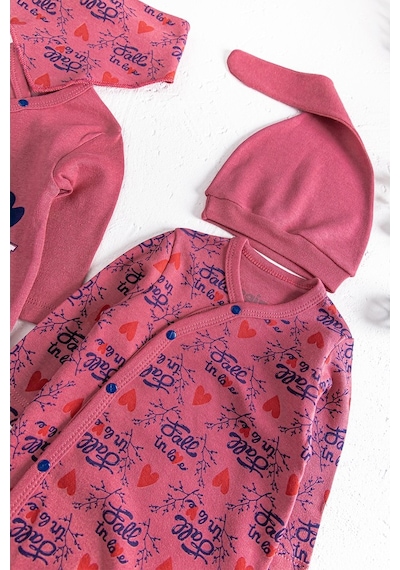 Babymod I Love Mum & Dad Baskılı 2'Li Bebek Tulum Takım