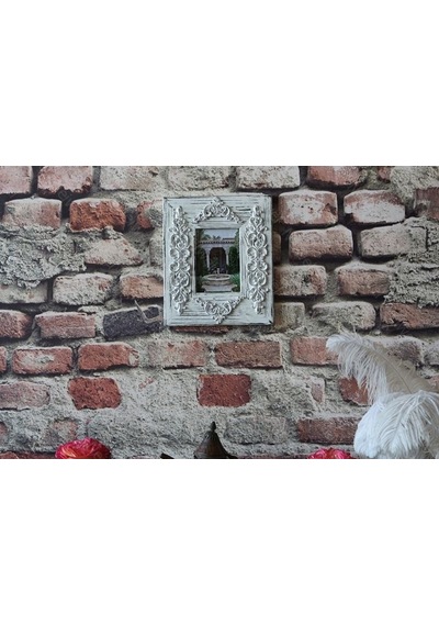 Neiwel Vintage Datca C Resim Ve Ayna Çerçevesi Beyaz