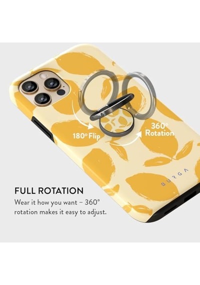 Burga Printable Ring Holder, Lemon Tart Açık Bej