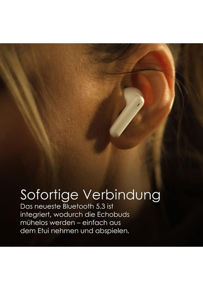 Echobuds Anc, Aktif Gürültü Önleyici Kulaklıklar, Gerçek Kablosuz Bluetooth Kulaklıklar, Enc Mikrofonlu Tws Kulak