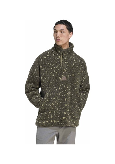 Olıstr Adidas Erkek Günlük Sweatshirt Xpl Hp Snap Aop Kq6614 Haki