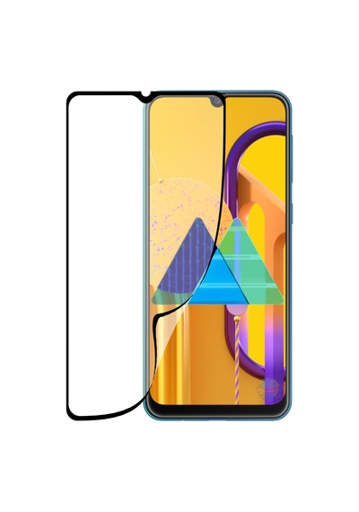 Samsung Uyumlu Galaxy M30S Tam Kaplayan Fibernano Ekran Koruyucu Cam