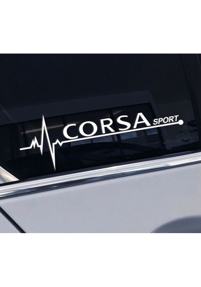 Opel Corsa Yan Cam Sticker Oto Kapı Çıkartma 20Cmx7Cm